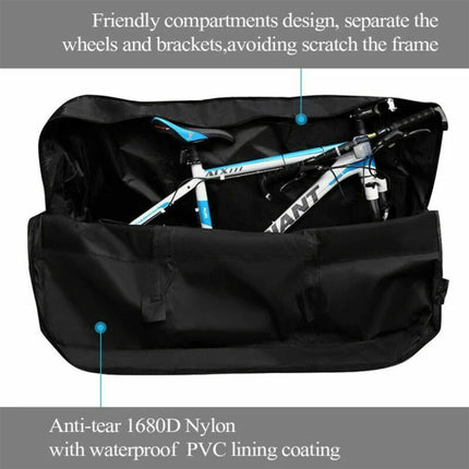 Bicycle Carrying Bag for 26-29in Bicycles Water Resistant for Cycling Travel