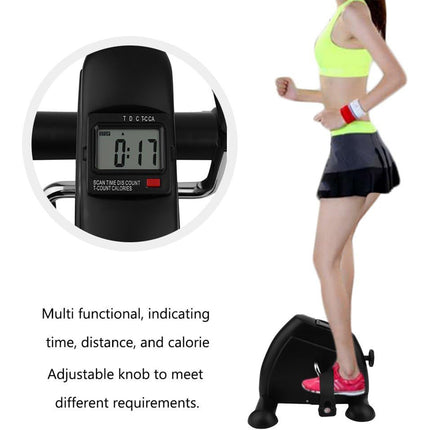 Mini Folding Exercise Bike Home Use Compact Fitness Bike Foldable Leg Trainer