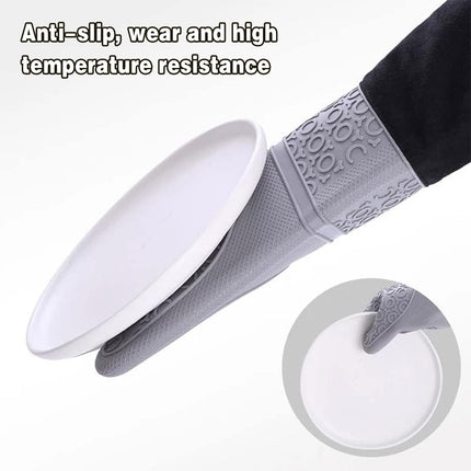 Kitchen Heat Resistant Gloves Pair Cooking Oven Mitts Baking BBQ Insulated Glove