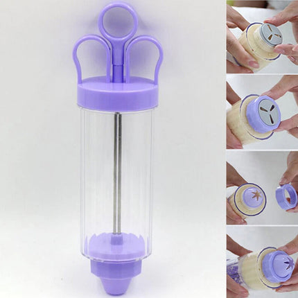 Cookie Gun With Molds Icing Piping Tool Baking Decorating Set For Cake Cupcake