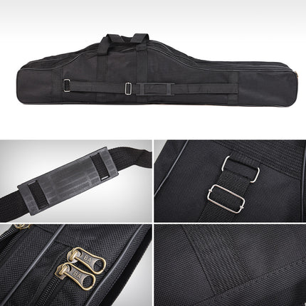 150cm Portable Foldable Fishing Rod Carrier Fish Pole Tools Storage Bag Case