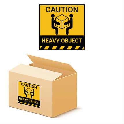 Overweight Freight Warning Label High Adhesive Strength Express Shipping Use