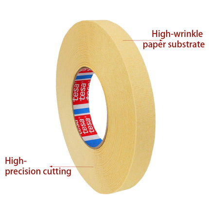 Crepe Paper Masking Tape Curve Paint Hand Tearable No Residue 2.5cm x 50m