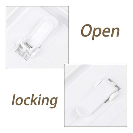 Adjustable Drawer Dividers 6 Pack White 27 to 47cm