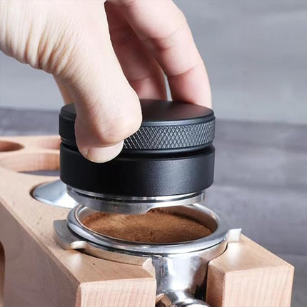 Stainless Steel Coffee Tamper Flat Bottom Espresso Machine Press Powder Tool