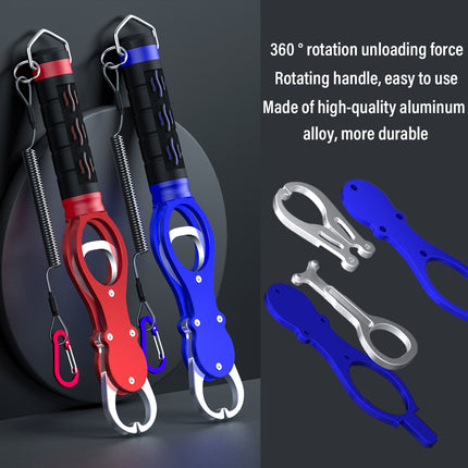 Multi Function Fish Control Clamp with Scale Fishing Tool Portable Lip Gripper