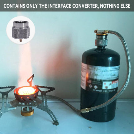 4PCS Gas Furnace Interface Converter Leak Proof for Camping Stoves Lights Grills