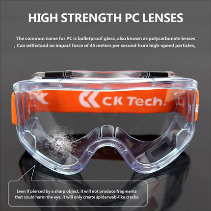 Goggles Industrial Grinding Dust Eye Protection Chemical Splash Proof Glasses