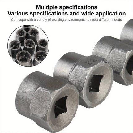 26pcs Multi Size Bolt Extractor Kit Broken Screw Removal Tool Damaged Thread