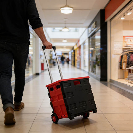 Portable Multi Function Foldable Trolley Case Telescopic Handle Wheels Luggage