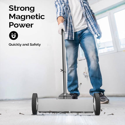 Rolling Magnetic Floor Sweeper 75cm Wide Quick Release
