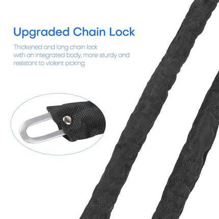 Heavy Duty Combination Padlock Chain High Security Anti Theft Lock For Gate Bike