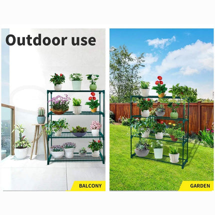 4 Tier Outdoor Plant Stand Garden Flower Shelf Heavy Duty Rack Patio Decor Use