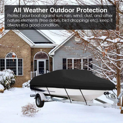 Heavy Duty Marine Boat Cover 600x310cm UV Resistant Waterproof for Yachts