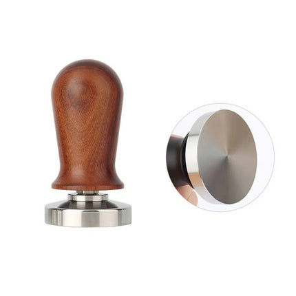 304 Stainless Steel Coffee Tamper Press Non-Slip Handle Even Tamping 51/53/58mm