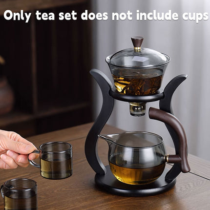 Glass Tea Set Household Set Transparent Teapot And Teacup Set Heat Resistant