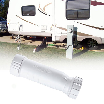 White Waterless Self Sealing Waste Valve Inline Trap Bath Basin For Caravan RV
