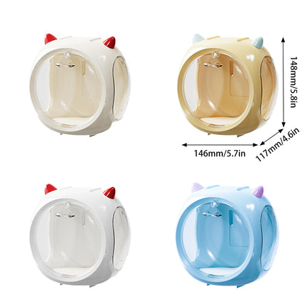 Space Capsule Storage Box Single Display Organizer for Figures and Dolls