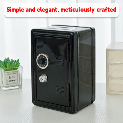 Piggy Bank Safe Cash Register Box Small Household Money Storage Safe