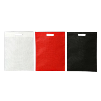 Portable Non Woven Flat Pocket Bags 100pcs Lightweight Shopping Storage Bags
