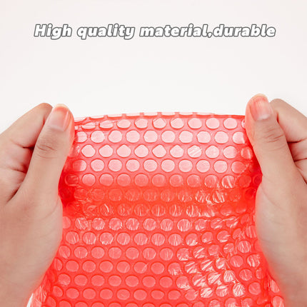 200pcs Red Bubble Bag Mailing Envelope Express Packaging Padded Bag for Shipping