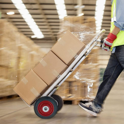 2PCS Cart 6 Inch Silent Solid Wheel Non Pneumatic Heavy Duty Anti Stabbing