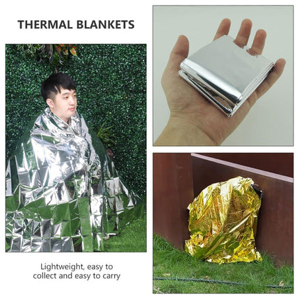 Outdoor Emergency Blanket Heat Preservation for Outdoor First Aid Camping Hiking
