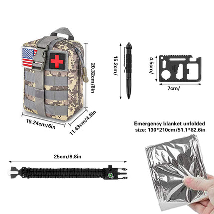 Outdoor Camping Adventure Multi-Function Survival Tool Set for Outdoor Emergency