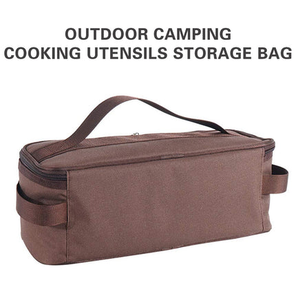 Camping Cookware Storage Bag Portable Travel Wash Bag Tableware Organizer Case
