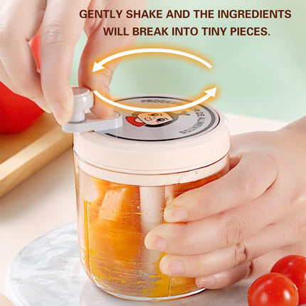 Manual Garlic Masher Hand Pull Stirrer Kitchen Tool Garlic Crusher Grinder Use