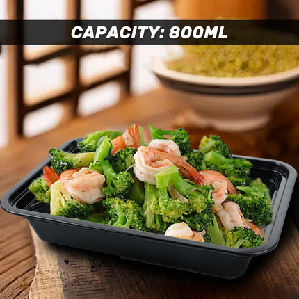 30PCS Takeout Packaging Box 800/950ml for Restaurant Party Meal Prep