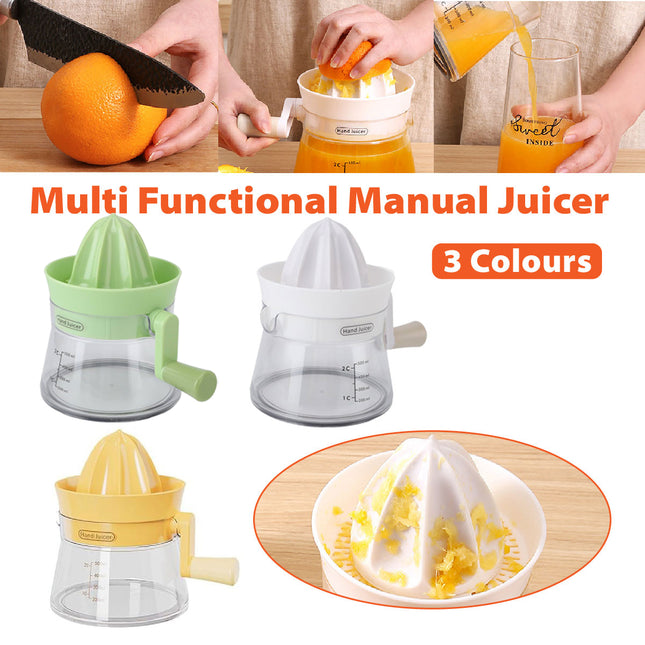 Manual Juice Extractor for Orange Lemon Home Citrus Juicer Hand Compressor