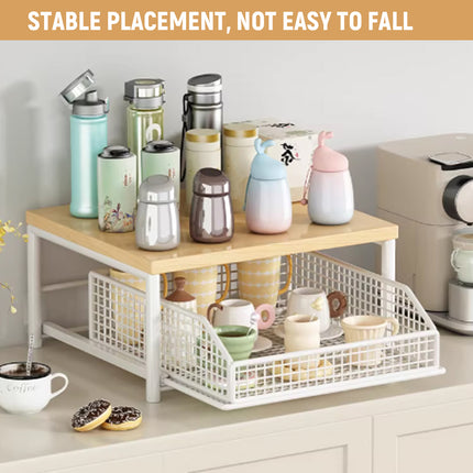 Kitchen Counter Storage Rack Microwave Stand Drawer Shelf Organiser