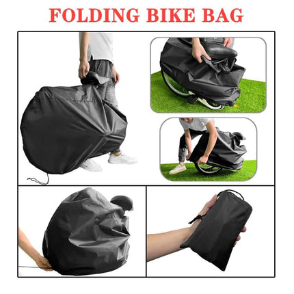 Portable Mountain Road Folding Bike Carry Bag Waterproof For Travel Storage