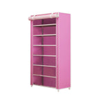 Pink 8 floors with 7 grids