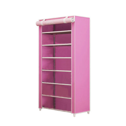 Stackable Shoe Rack Storage Cabinet Organizer Portable Wardrobe for Home Use