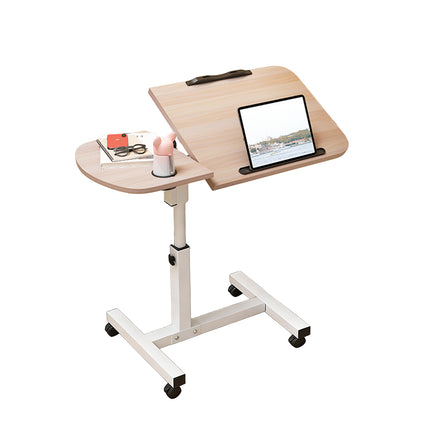 Portable Adjustable Height Laptop Desk Stand Mobile Table For Bed Sofa Office