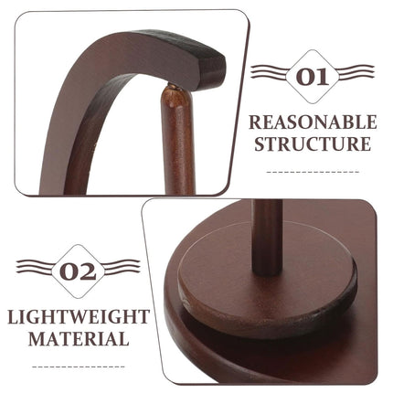 Wooden Rotating Yarn Holder Stand for Knitting Crochet Bobbin Wool Dispenser