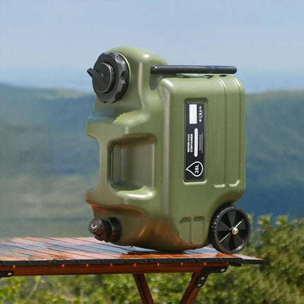 28L Portable Camping Water Storage Tank with Tap Leak Proof Easy Carry Handheld