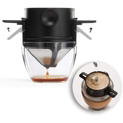 304 Stainless Steel Coffee Filter Reusable Cone Shaped Coffee Filter Durable