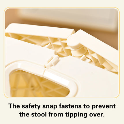 Portable Folding Plastic Stool Lightweight Step Chair for Outdoor Camping or Kitchen