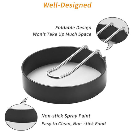 Egg Ring Moulds 2pcs Round Omelette Cooking Rings Non Stick for Frying Pan Use