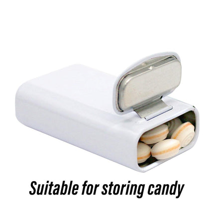 10PCS Clamshell Small Candy Box Metal Tin Storage Container Portable Iron Can