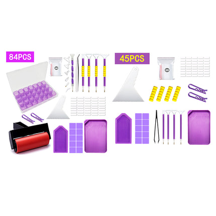 45 or 84 PCS Diamond Painting Tool Kit for DIY Diamond Art Craft Projects Use