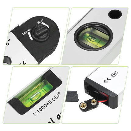 Aluminum Alloy Digital Angle Ruler Level Tool High Precision for Construction