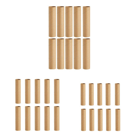 Kraft Paper Tubes 10pcs Round Poster Packaging Tubes Handmade Storage Containers