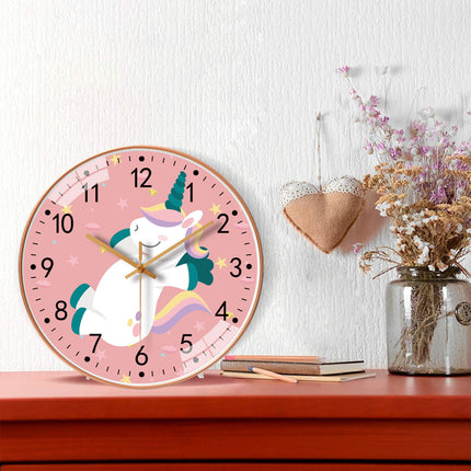 Wall Clock 8 Inch 20CM Silent Quartz Round Clock For Living Room Bedroom Decor