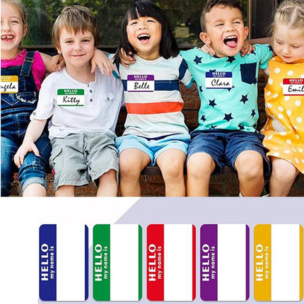 300Pcs Cartoon Name Labels Colourful Stickers for School Supplies and Personalisation