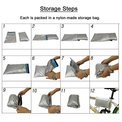 Large Bikes Cover Outdoor Rain Sun Protector for Bicycle Dustproof Waterproof