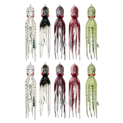 175g/240g Simulated Octopus Soft Bait Lure Fishing Artificial Squid Tackle